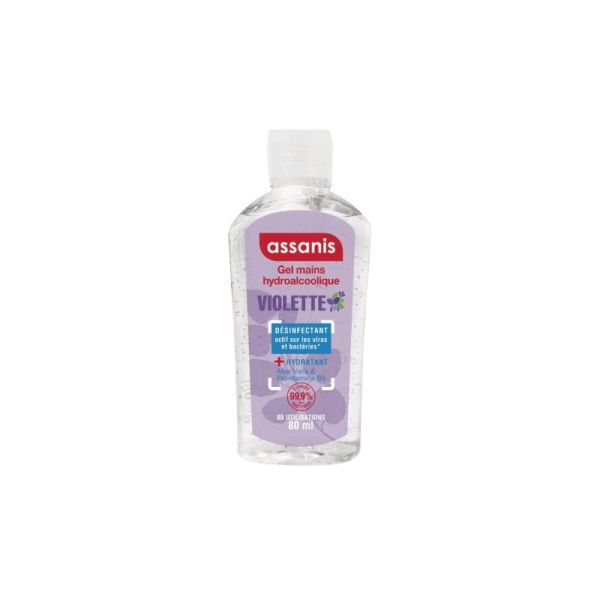 ASSANIS Violette 80 ml gel hydro alcoolique