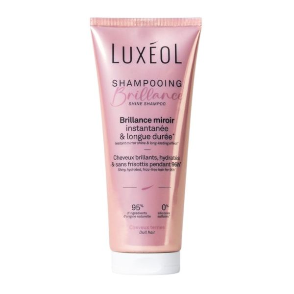 Luxéol Shampooing Brillance 200 ml | Cheveux ternes, poreux et sans éclat
