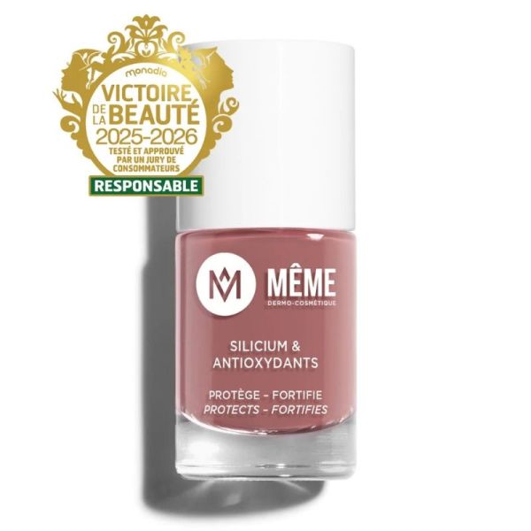 MÊME Cosmetics Vernis au Silicium Bois de Rose | Vieux rose élégant pour ongles fragiles | 10 ml