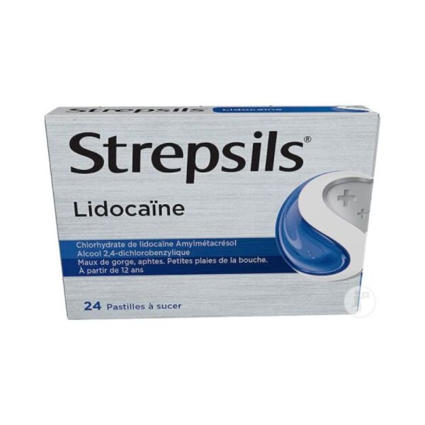 Strepsils Lidocaïne | Pastilles pour mal de gorge, aphtes et petites plaies de la bouche