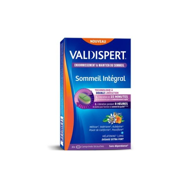 Valdispert Sommeil Integral 30 comprimés Bicouche