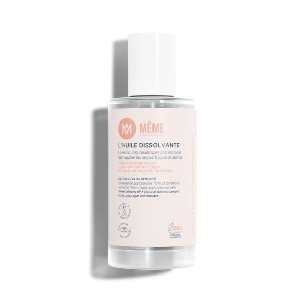 MÊME Cosmetics Huile Dissolvante | Sans acétone pour ongles fragiles | 50 ml