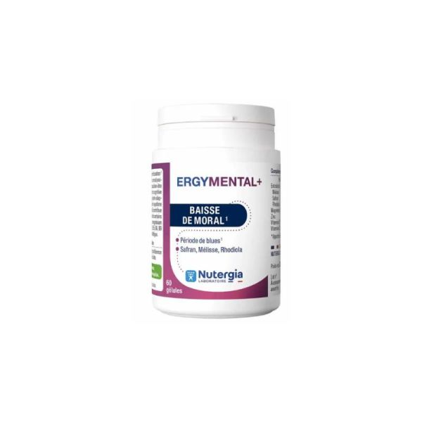 Nutergia ERGYMENTAL+ 60 gélules | Baisse de moral et équilibre émotionnel