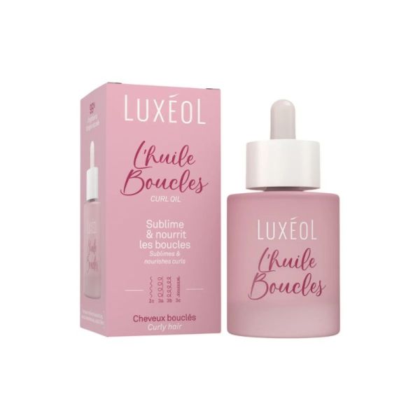 Luxéol Huile Boucles 50 ml | Nourrit, gaine et sublime les cheveux bouclés