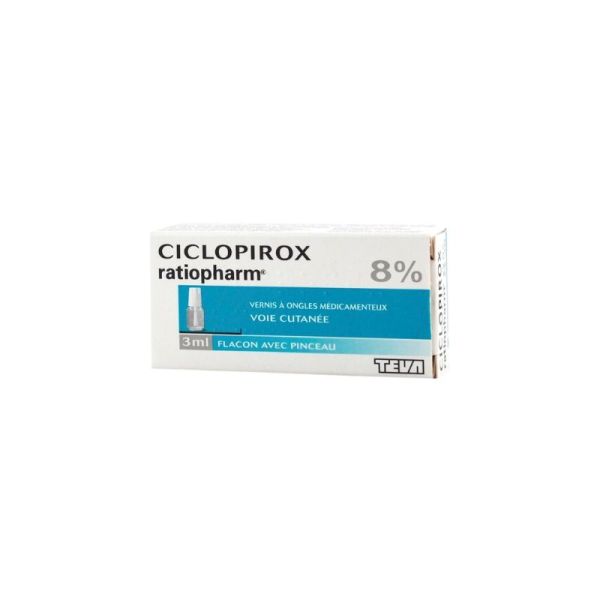 Ciclopirox 8% Vernis antifongique