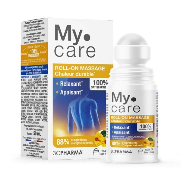 My.Care Roll-on Chaleur durable | Massage relaxant & confort musculaire | 50 ml