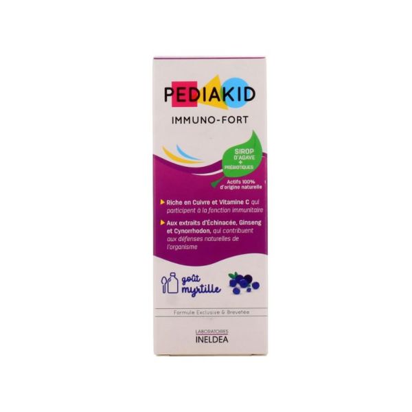 PEDIAKID Immuno-Fort dès 6 mois | Sirop défenses naturelles enfant | 125 ml