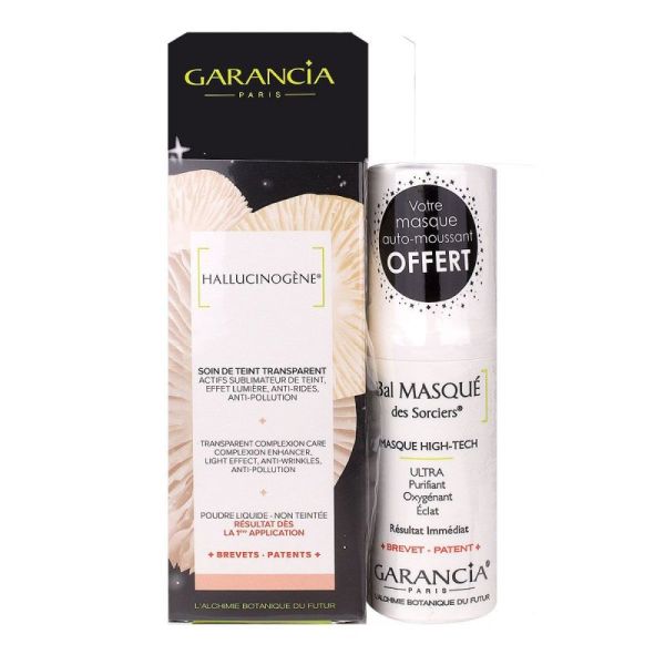 Hallucinogène Soin de Teint Transparent 30mL + Masque High-Tech offert