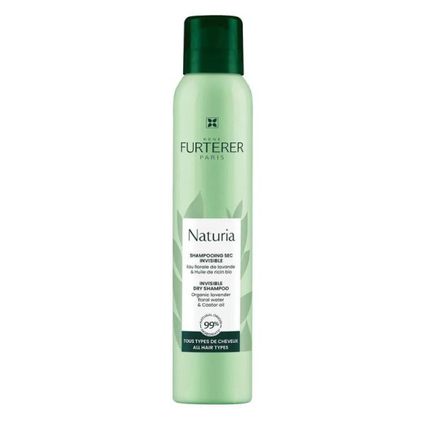 René Furterer Naturia Shampooing Sec Invisible | Racines fraîches et volume entre deux lavages | 200 ml