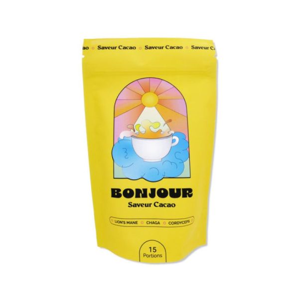 Bonjour Drink Cacao | Boisson sans caféine adaptogène