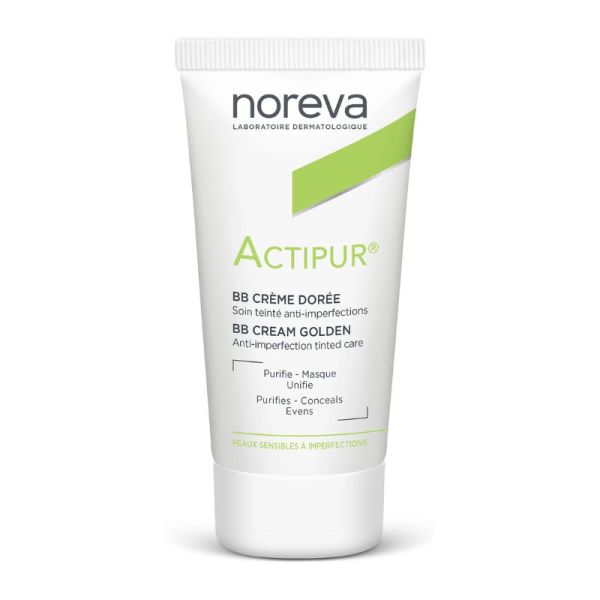 Actipur BB-Crème Anti-Imperfections Teinte Dorée | Teint unifié et matifié | 30 ml