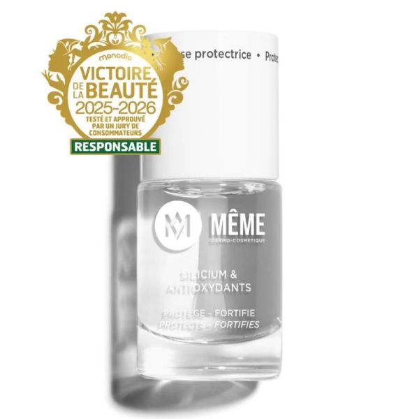 MÊME Cosmetics Base Protectrice au Silicium | Ongles fragiles et cassants | 10 ml