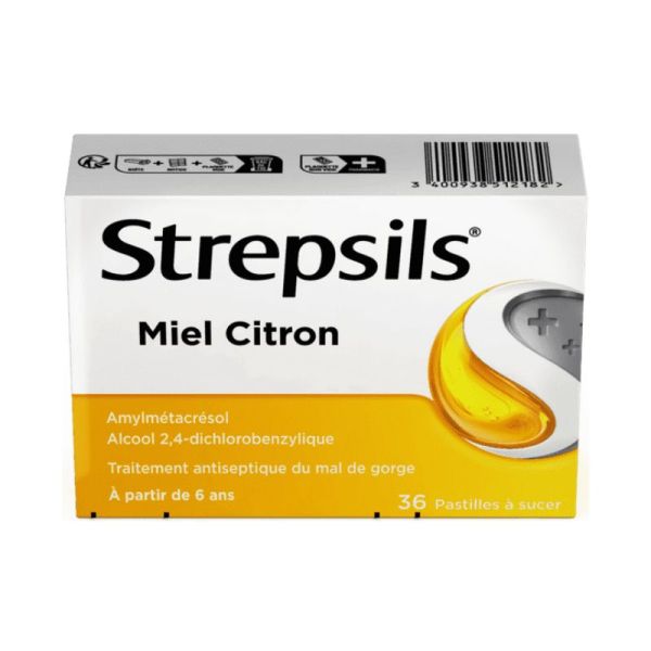 Strepsils | Pastilles antiseptiques pour mal de gorge dès 6 ans