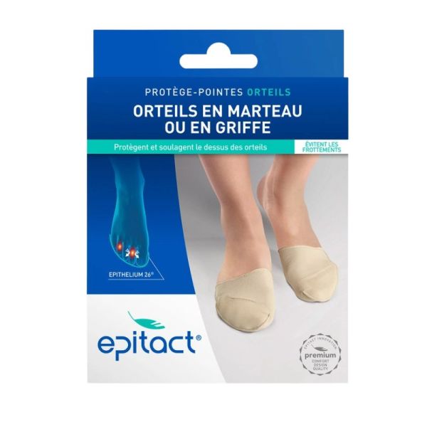 EPITACT | Protège-Pointes Orteils en Marteau Taille S | Protection des petits orteils