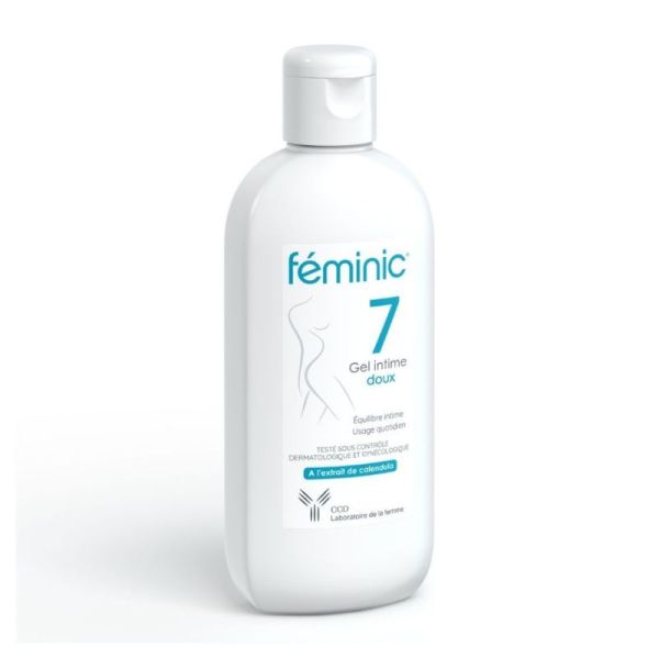 Féminic 7 Gel intime doux | Toilette intime quotidienne | 200 ml