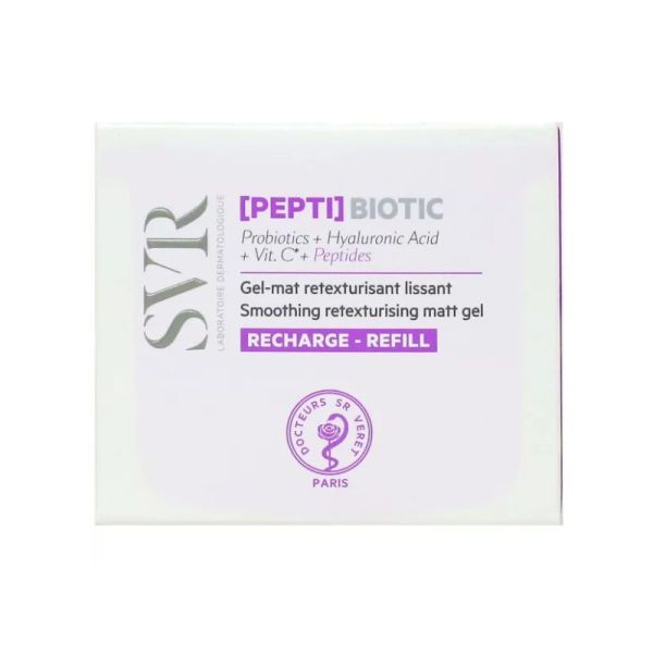 SVR [PEPTI] Biotic Recharge | Recharge gel lissant et matifiant anti-âge | 50 ml