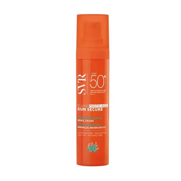 SVR Sun Secure Fluide Photo-Age SPF50+ | Rides & tâches | 40 ml