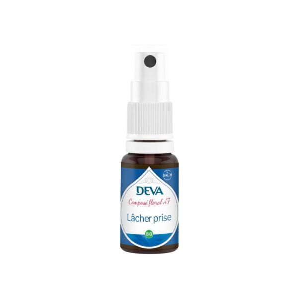 Composé floral Lâcher prise n°07 | DEVA bio | Charge mental | Spray 15 ml