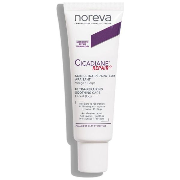 Cicadiane Repair+ Soin Ultra-Réparateur Apaisant | Peaux fragilisées, irritées et sensibilisées | 40 ml