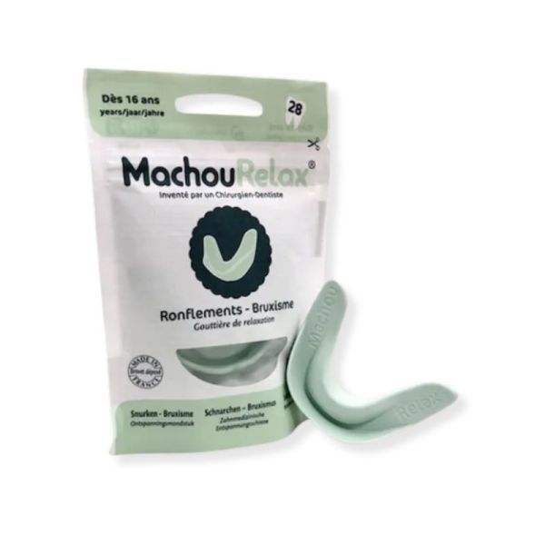 MachouRelax | Gouttière adulte contre le bruxisme et les ronflements