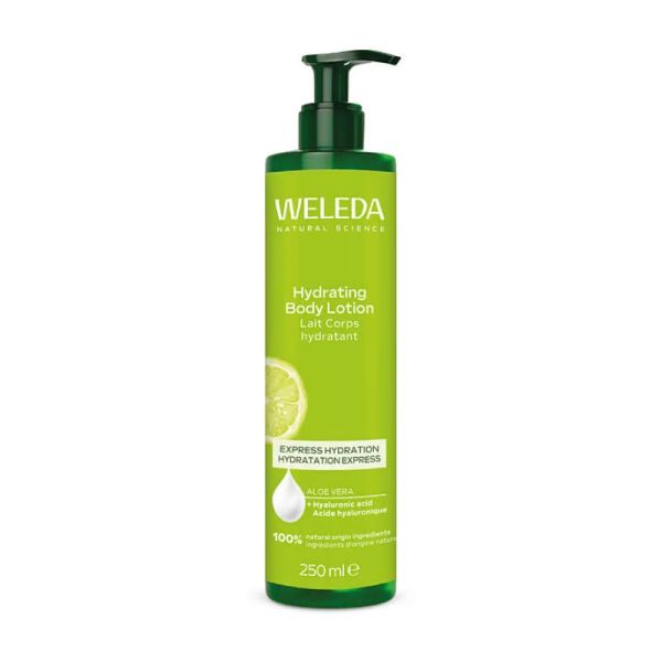 Lait Corps Hydratant Aloe Vera Weleda | Hydratation peau 24 h | 250 ml