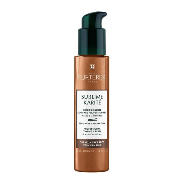 René Furterer Sublime Karité Nutri Crème Lissante | Cheveux très secs et anti-frisottis | 100 ml