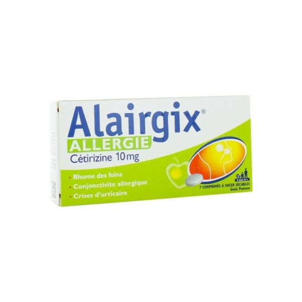 Alairgix 10 mg Cétirizine : Rhinite