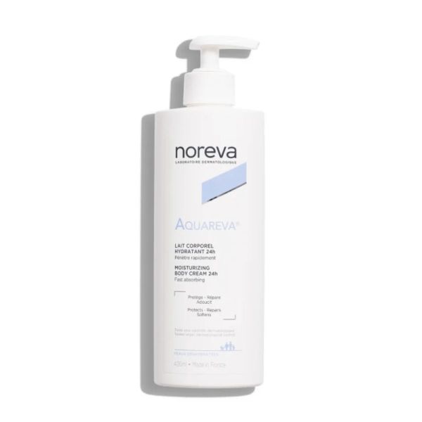 Aquareva Lait Corporel Hydratant 24H | Peaux sèches et sensibles | 400 ml
