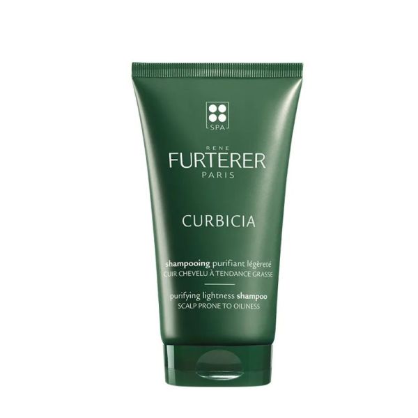 René Furterer Curbicia Shampooing Purifiant Légèreté | Cuir chevelu gras et excès de sébum | 150 ml