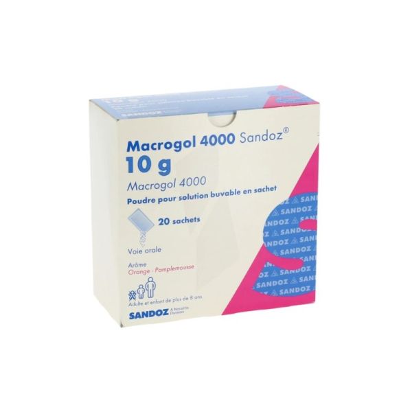 Macrogol 4000 Laxatif osmotique Constipation