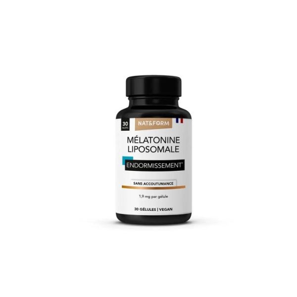 Nat&Form Mélatonine Liposomale 1,9 mg : Endormissement