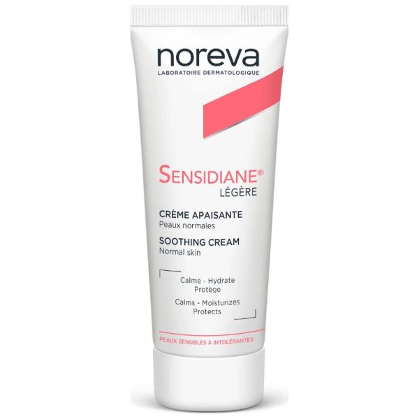 Sensidiane Crème Légère Apaisante | Peaux sensibles, réactives et intolérantes | 40 ml