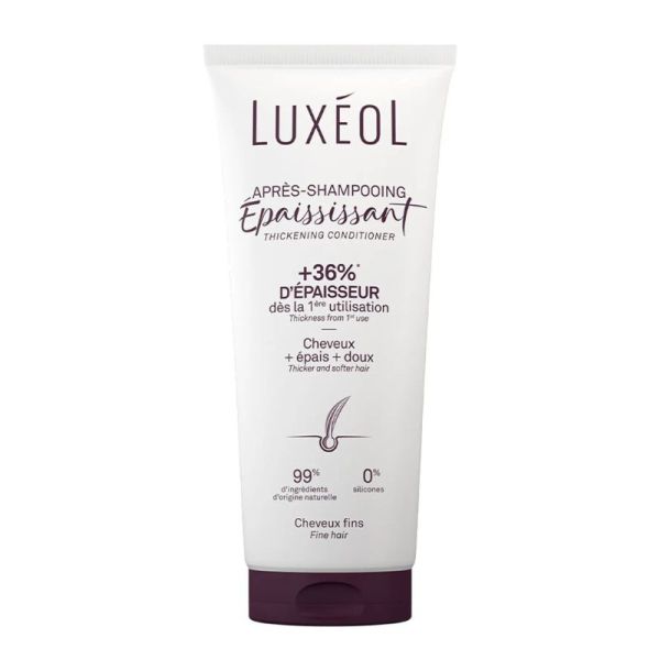 Luxéol Après-Shampooing Épaississant 200 ml | Démêle et donne plus d’épaisseur aux cheveux fins