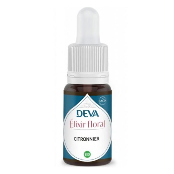 DEVA Citronnier Élixir Floral Bio | Clarté mentale et organisation des pensées | 30 ml