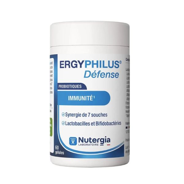 ERGYPHILUS® Défense Nutergia | Probiotiques et soutien immunitaire | 60 gélules
