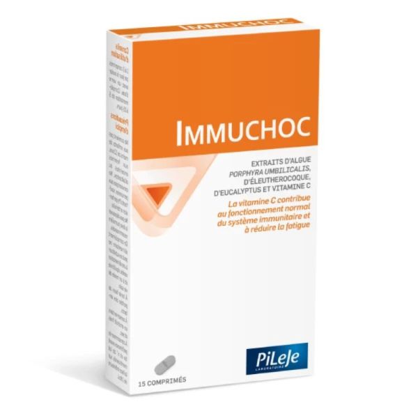 Immuchoc | Immunité & Fatigue | Vitamince C | 15 comprimés