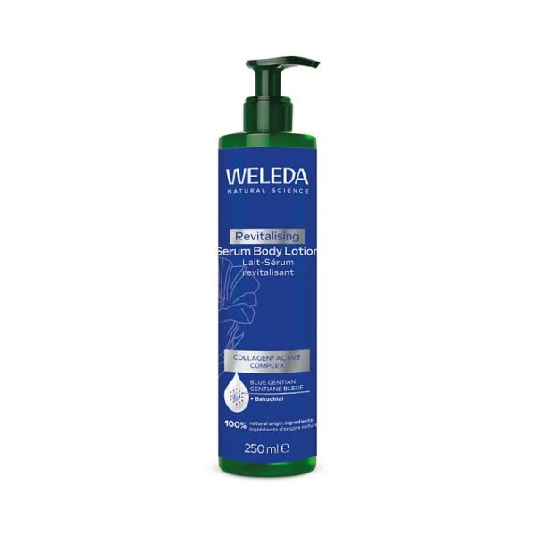 Lait-Sérum Revitalisant Gentiane Bleue Weleda | Soin corps anti-âge | 250 ml
