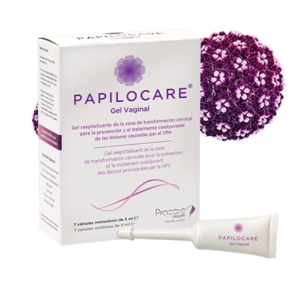 Papilocare® Gel Vaginal | HPV et réparation de la muqueuse cervico-vaginale | 7 x 5ml
