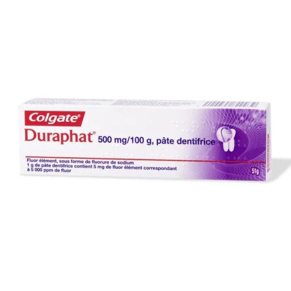 Duraphat 500 mg/100 g | Pâte Dentifrice Prévention des Caries | 51 g