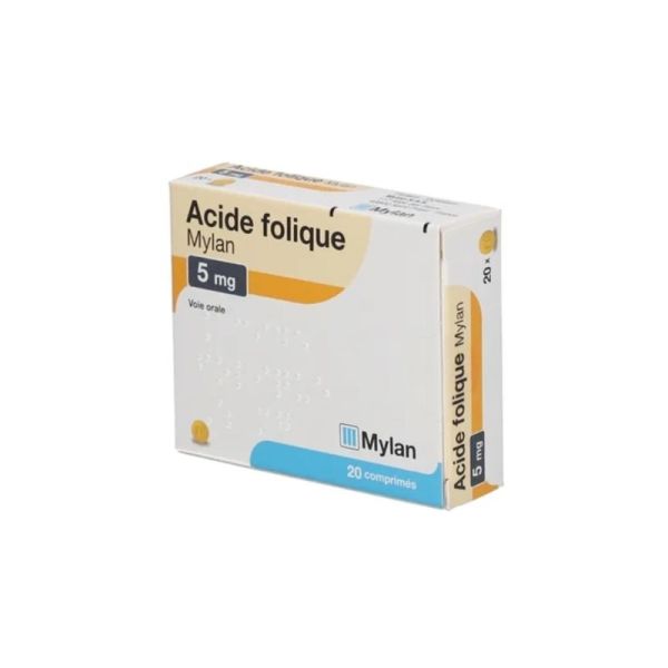 Acide Folique 5 Mg Vitamine B9