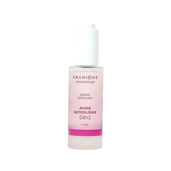 Sérum Exfoliant Acide Glycolique 12% | Gralions | Teint éclatant | 30 ml