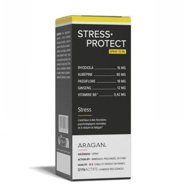 STRESS•PROTECT | Spray stress avec aubépine, passiflore et rhodiola | 15 ml