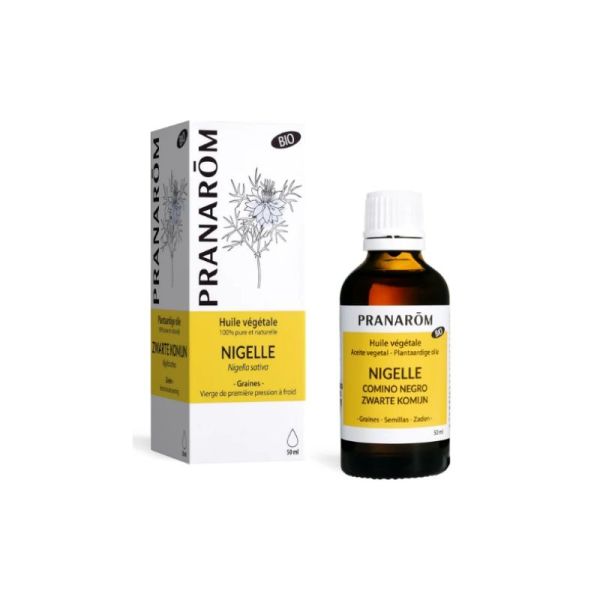 Pranarom Huile Végétale de Nigelle Bio 50 ml