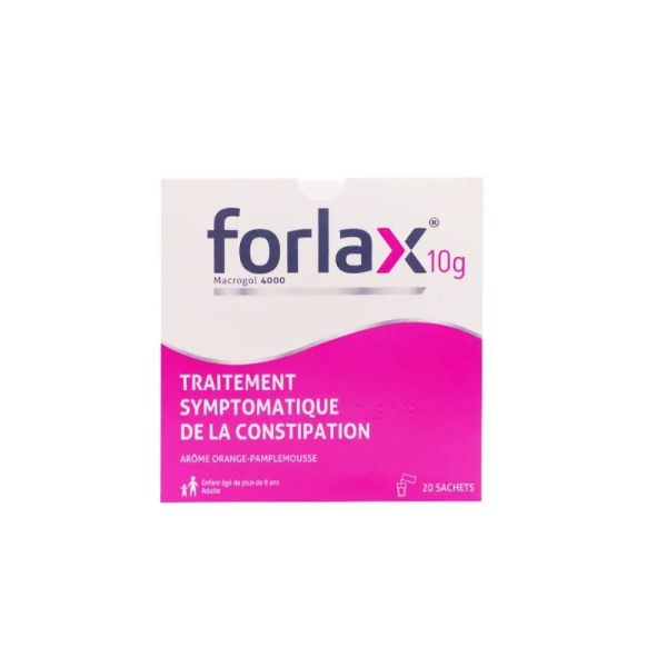 Forlax 10 g Laxatif à base de macrogol