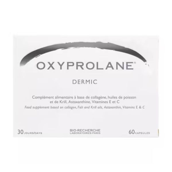 Oxyprolane® Dermic | 60 capsules pour la fermeté, l’élasticité et la qualité de la peau
