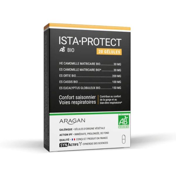 ISTA•PROTECT® | Quercétine, ortie et eucalyptus | Confort saisonnier & allergies | 20 gélules