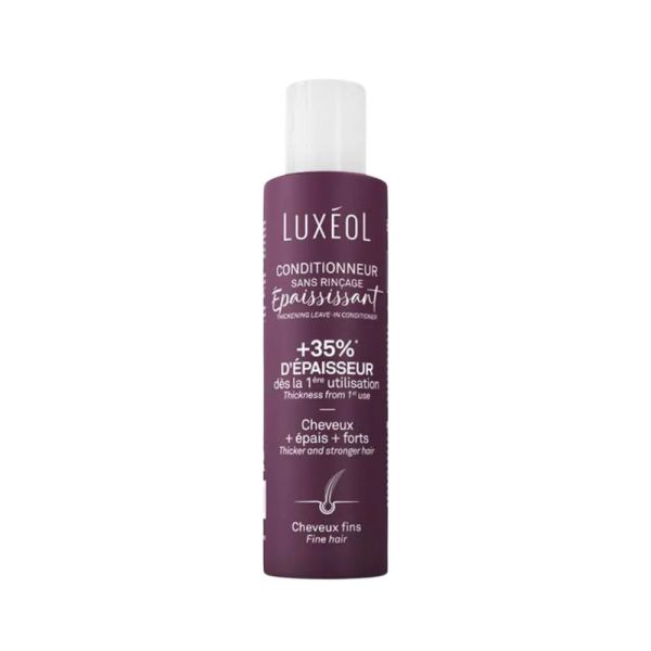 Luxéol Conditionneur Sans Rinçage Épaississant 150 ml | Épaissit et démêle les cheveux fins