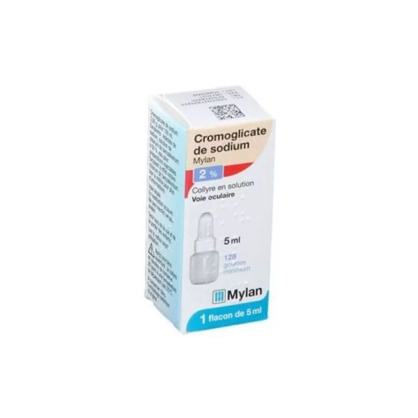 Cromoglicate 2% Collyre 5ml Allergie oculaire