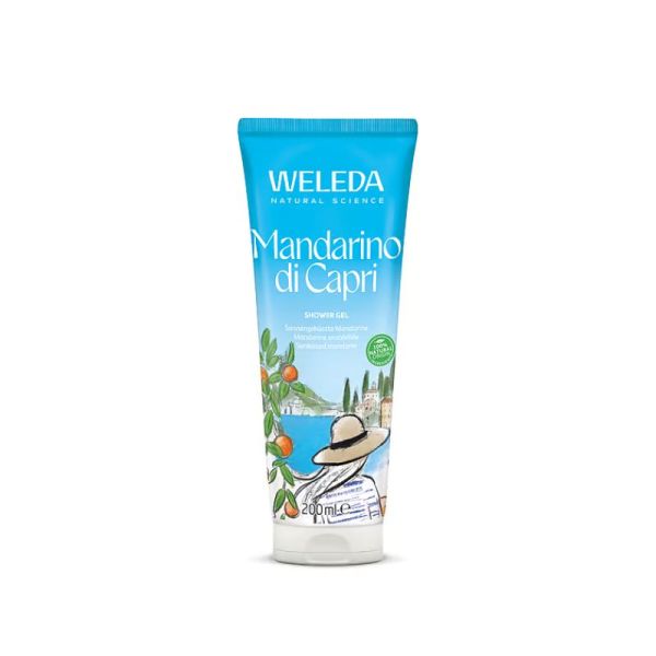 Weleda Gel Douche Mandarino di Capri | Fraîcheur méditerranéenne | 200 ml | Edition limitée
