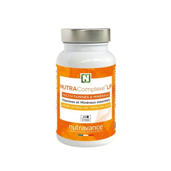 NUTRAComplexe® LP Nutravance | 11 vitamines et 6 minéraux à libération prolongée | 60 comprimés